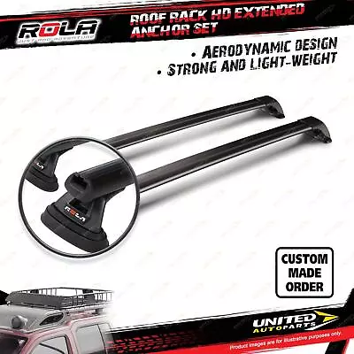 2 Rola 1250mm HD Extended Anchor Roof Rack Bars For Land Rover Discovery 4 12-On • $531