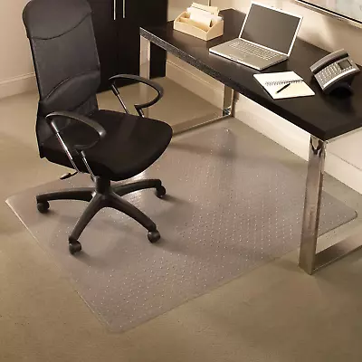 ES Robbins Everlife Anchor Bar Rectangle Vinyl Chair Mat For Medium Pile Carpet • $109.04
