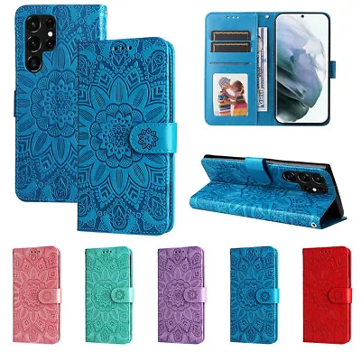 For Samsung Galaxy S20 S10 S9 S8 Wallet Leather Magnetic Flip Phone Case Cover • $16.86