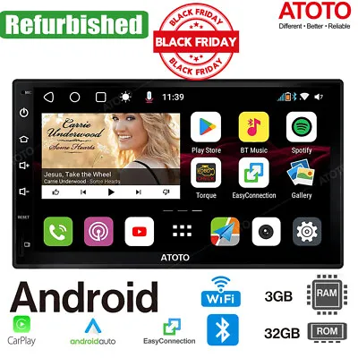 ATOTO S8 Premium 7  2DIN Android Car Stereo-3G/32G Wireless CarPlay/Android Auto • $220.93