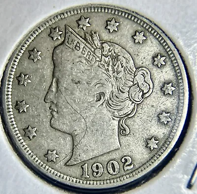 $40 • Buy 1902 Liberty V Nickel (lot#154mc3247g1)