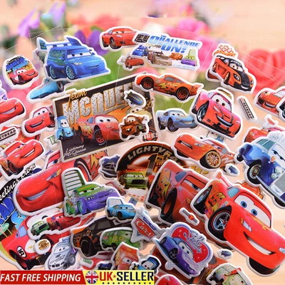£3.29 • Buy 60PCS 5 SHEET SPIDERMAN MARVELL McQueen, PAW,THOMAS FR,  PUFFY STICKERS FOR KIDS