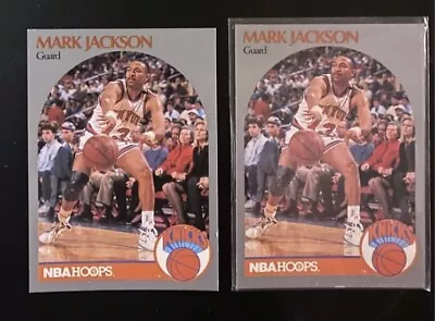 1990 Nba Hoops Mark Jackson Raw “controversial Background” • $9.99