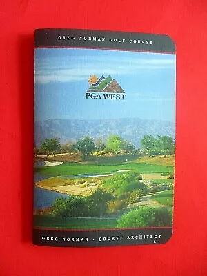 Vtg - Golf Scorecard - PGA WEST - Greg Norman Golf Course Gc - La Quinta CA • $6