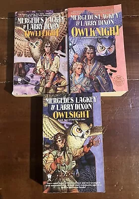 Complete Owl Mage Trilogy - Mercedes Lackey & Larry Dixon - PB Fantasy Lot • $7.25