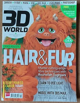 3D World Magazine Issue 181 - May 2014 - Hair And Fur • £4.50