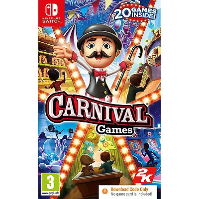 £14.99 • Buy Carnival Games NINTENDO SWITCH New And Sealed -20 Games For Family Game Nights