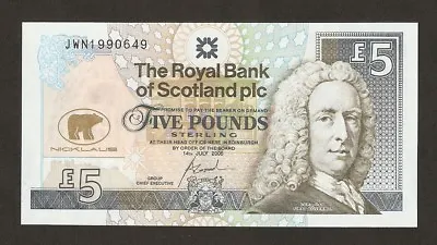 2005 Scotland ￡5 Pounds Final Appearance Of Jack Nicklaus At The Open Champions • £18.88