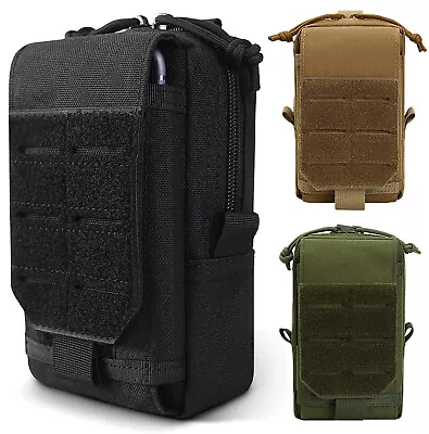 Tactical Molle Pouch Military EDC Belt Waist Bag Vest Pack Outdoor Hunting Bag • $8.98