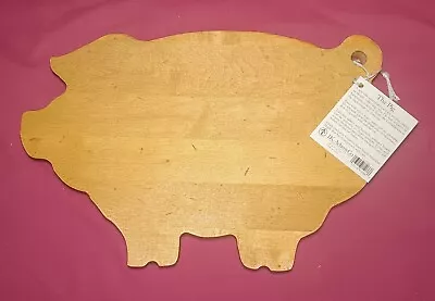 JK Adams THE PIG Solid Maple Wood Cutting Board 14 X9.5  Vermont USA NEW!!! • $20