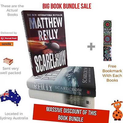 3 X Matthew Reilly Book Bundle Hardcover Books Thriller Suspense Novel Fiction • $29.99