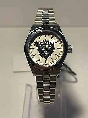 OAKLAND RAIDERS NFL Stainless-Steel Ladies Watch By Game Time NEW • $89