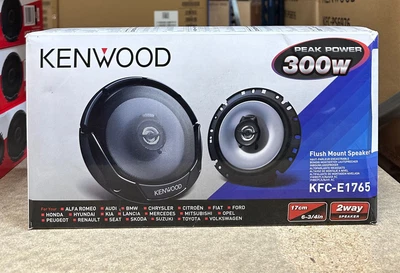 £29.99 • Buy KENWOOD 300W TOTAL 2WAY 6.5 INCH 16.5cm CAR DOOR/SHELF COAXIAL SPEAKERS PAIR NEW