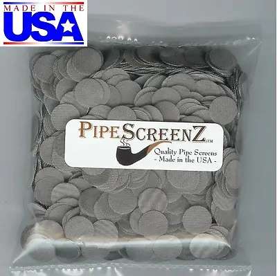 1000+ Count 1/2  Stainless Steel Pipe Screens HIGHEST QUALITY - MADE IN USA! • $15.88