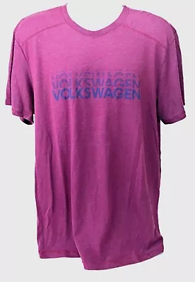 VW Volkswagen T Shirt XXL Purple Blue Beatle Bug District • $26.79