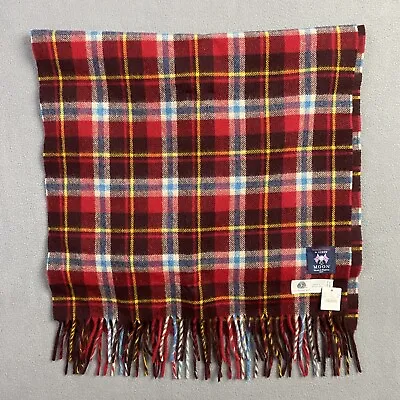 J.Crew Scarf Unisex Adult Size Abraham Moon Merino Wool Tartan Plaid AC454 NWT • $48