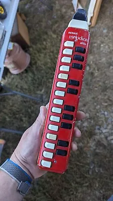 Vintage Hohner Red Melodica Alto Made In Germany • $63