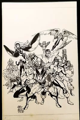 Classic X-Men #1 By Art Adams 11x17 FRAMED Original Art Poster Marvel Comics • $74.95