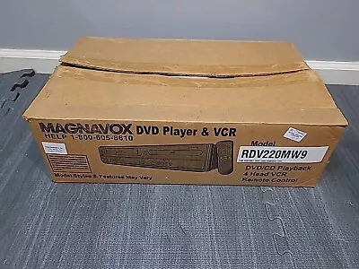 MAGNAVOX DV220MW9 DVD Player VCR COMBO NEW Open Box • $199.99