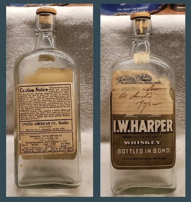 $399.99 • Buy I. W. Harper Whiskey Spring 1915 Johnson & Johnson Pharmacy Roanoke VA Medicinal