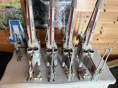 Star Wars X Wing Fighters / A Wing All With Pilots  • £100