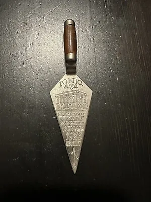 Souvenir Trowel IONIC 474 Masonic Temple-Dedicated Nov 22 1923 -  Detroit • $22.14