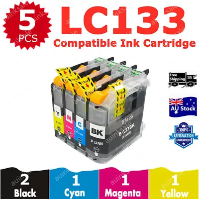 5x Non-OEM Ink Cartridge LC133 LC 133XL For Brother MFC J6920DW J6720DW J172W • $15.80