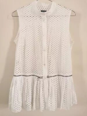 $89 • Buy Alexander McQueen Peplum Sleeveless Top 