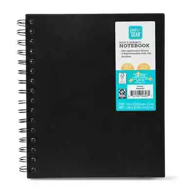 Pen+Gear Poly 5-Subject Notebook College Ruled 150 Sheets Black 6  X 8  • $7.50