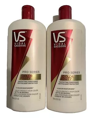 VS Vidal Sassoon Pro Series Color Finity Conditioner 25.3oz Lot (2) Protecting • $12.37