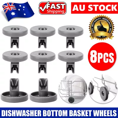 8 X Lower Bottom Dishwasher Basket Wheel For Dishlex Electrolux DX103SK DX203WK • $13.25