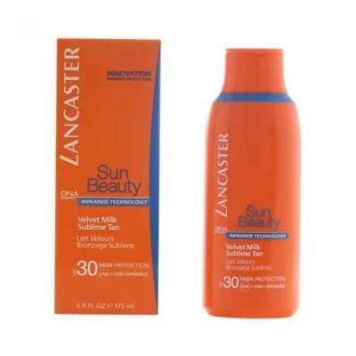 £17.50 • Buy Lancaster Sun Beauty Velvet Milk  SPF 30 ----175m