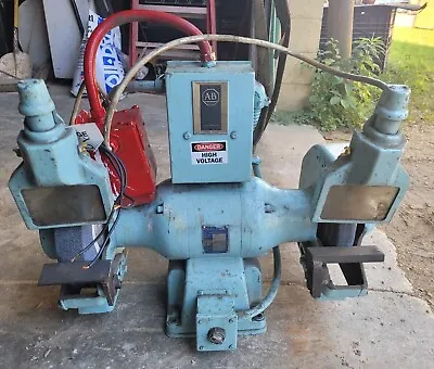 2 Hp Baldor 1215W 12  Double End Grinder Buffer 1800 RPM Bench Mounted  • $1125