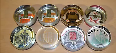 8 Antique WHEATON Glass South Jersey PAPERWEIGHT COLLECTION MILLVILLE VHS BANK • $129.99