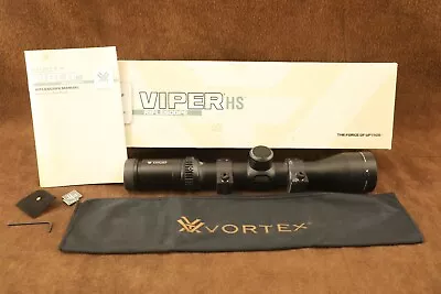 Vortex Viper HS 2.5-10x44 30mm V-Plex Reticle MOA Rifle Scope & Rings # VHS-4302 • $228.50