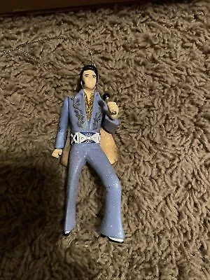 Elvis Presley Ornament Holiday Christmas Wearing A Blue Suit And A Cape • $9.99