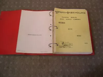 Sperry New Holland Service Manual 8000 Series Combine Harvester. A Huge Manual. • $95