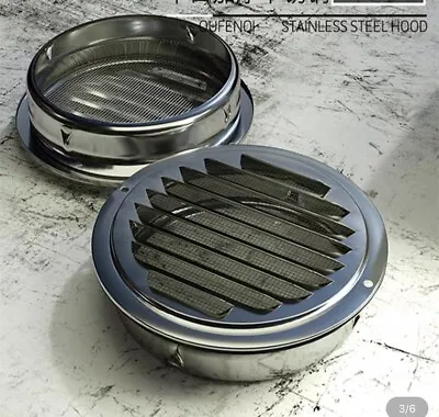 1 Pc Stainless Steel 4 Inch Exhaust Vent With Pet Guard Round Air Vent Cover Hva • $14.50