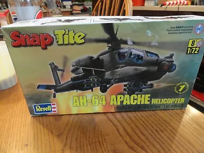 2011 Revell SnapTite AH-64 Apache Helicopter 1:72 Model Kit # 85-1183 Fast Ship • $12