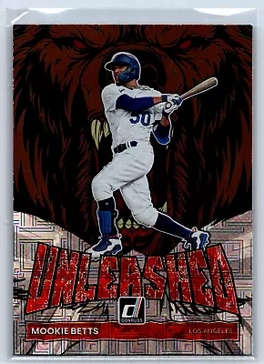 2022 Panini Donruss Unleashed Vector #UL-4 Mookie Betts Dodgers • $2