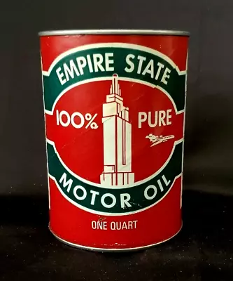 $51 • Buy Vintage Original 50's Empire State Motor Oil - Unopened One Quart Can 