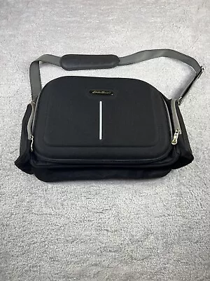 Eddie Bauer Duffle Bag Travel Carry On Gym Bag Black Shoulder Strap • $24.90