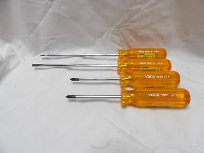 Pair Of Vaco #1 Phillps And 3/16  Flathead Screwdriver USA • $9.99