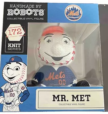 2023 Mr Met Knit Series Vinyl Figure  SGA Handmade By Robots Mascot NY Mets 172 • $0.99