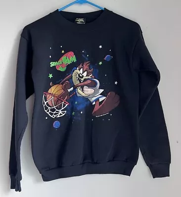 Vintage Space Jam Tax Slam Dunk Crewneck Sweatshirt 90s Kids XL • $33