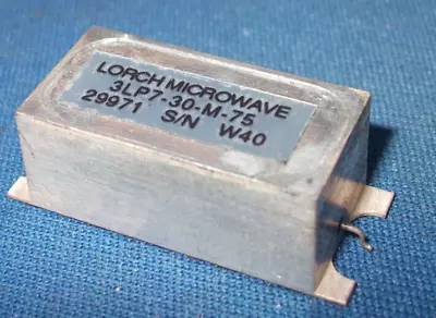 QTY-1 LORCH MICROWAVE 3LP7-30-M-75 Oscillator FILTER Module TUNER NOS! • $19.95