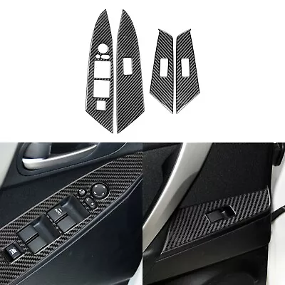 Carbon Fiber Interior Window Lift Switch Panel Cover For Mazda 3 Axela 2010-2013 • $24.99