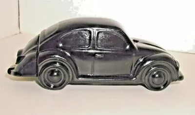 VTG AVON Decanter Bottle VOLKSWAGON Wild Country Black Glass Car 4OZ 1970-72 #13 • $13.99