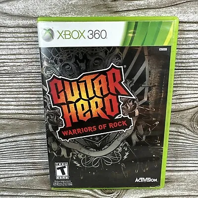 $26.99 • Buy Guitar Hero: Warriors Of Rock (Microsoft Xbox 360, 2010) Complete CIB W/ Manual