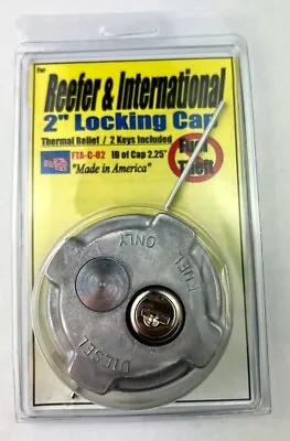 Fuel Tank Accessories Locking 2 1/4  Diesel Fuel Cap For Reefer/International MD • $99.95